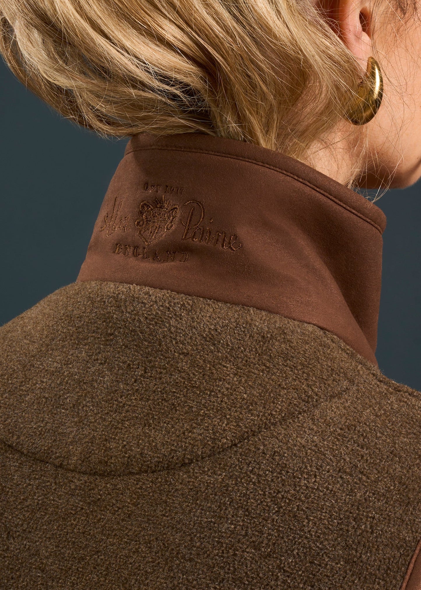 Aylsham Ladies Fleece Gilet In Pecan - Regular Fit